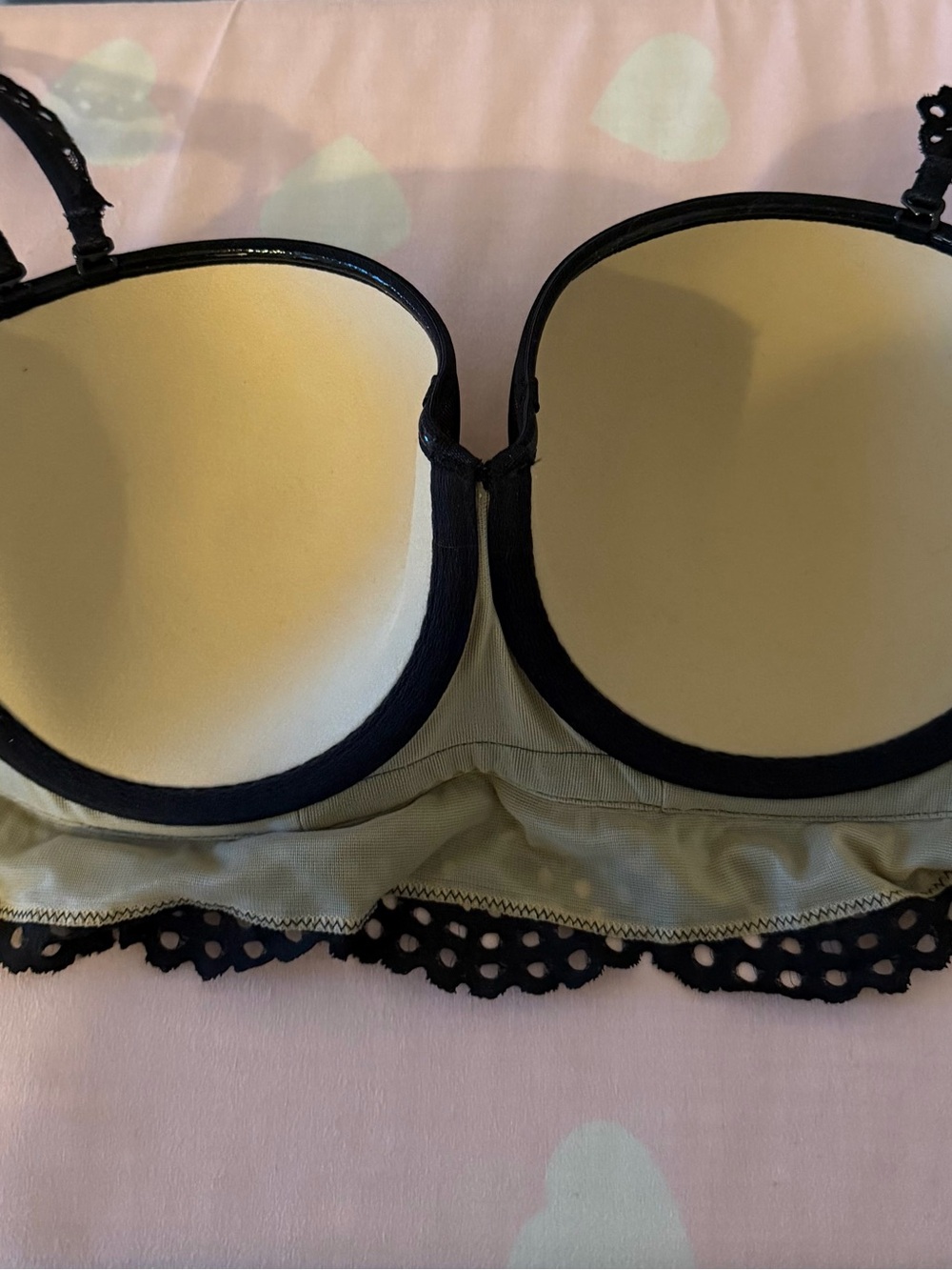 Lane Bryant Cacique Black Lace Longline Balconette Bra - Picture 13 of 16